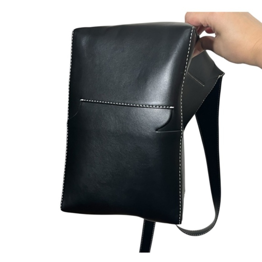 Cult Gaia Simona Bag Women’s‎ Black Leather Shoulder Purse Modern - Picture 9 of 15